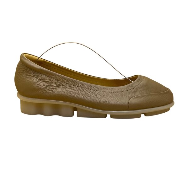 San Ou Women’s Brown Leather Casual Slip-On Shoes Size EU37/US6 - Picture 1 of 8